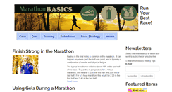 Desktop Screenshot of marathonbasics.com