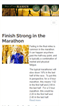 Mobile Screenshot of marathonbasics.com